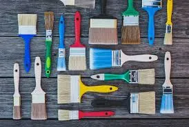 [3692] Brush for Paint (Artist Flat, National, 10MM)