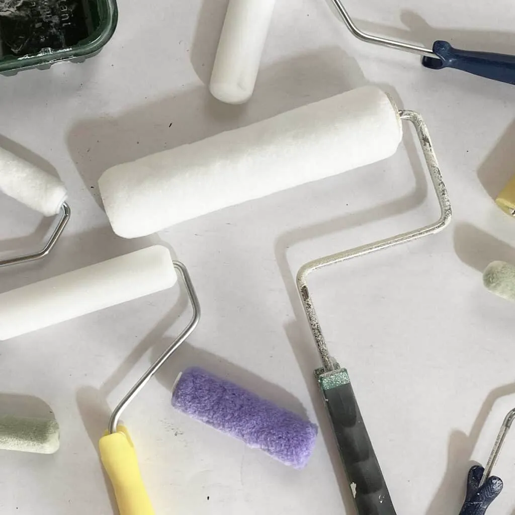 [8093] Roller for Paint (Epoxy Roller (Enamel), Only Rifill, Grapit, 2*1" Inch)