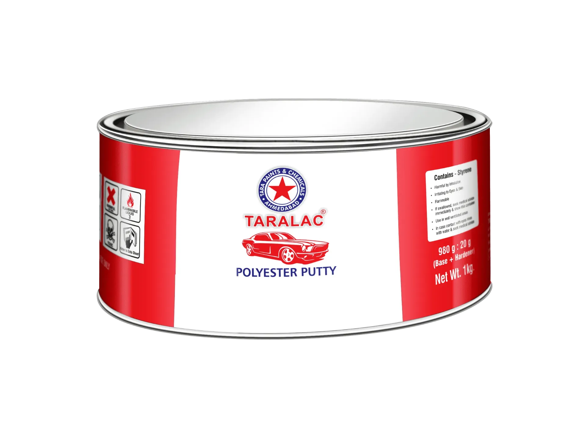 [9155] TL Polyster Putty 2K (1 Ltr)